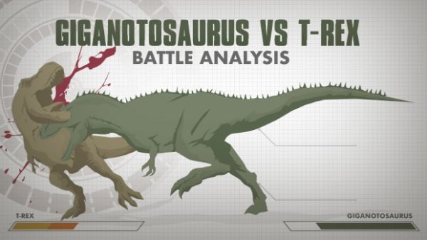 Giganotosaurus vs T rex
